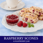 raspberry scones and raspberry jam 1